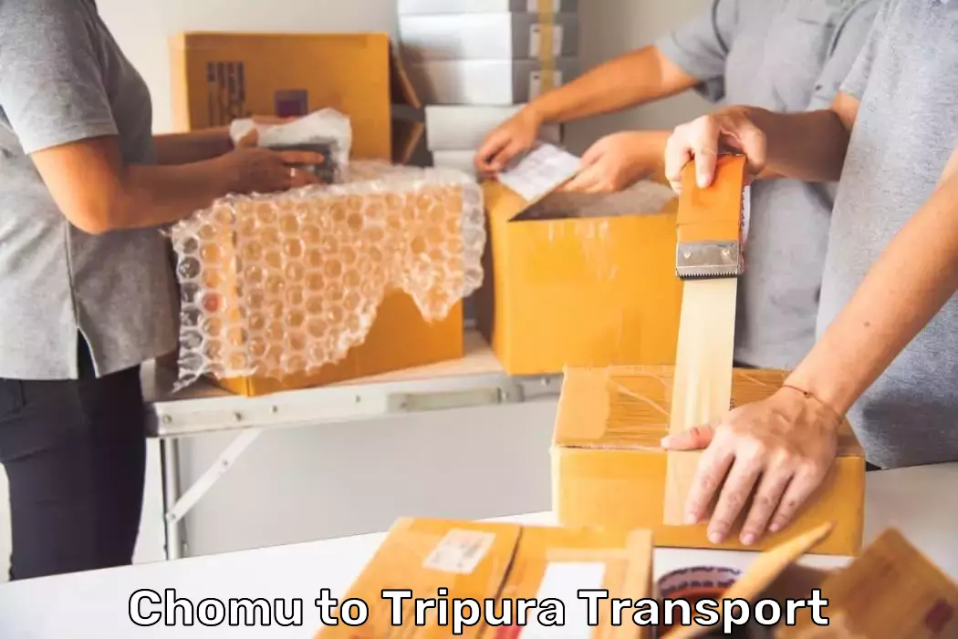 Real-time Logistics Tracking in Chomu to Tripura