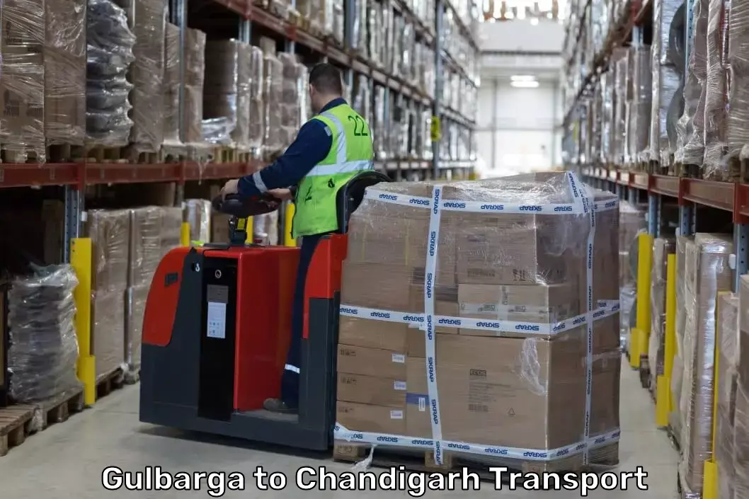 Trackable Courier Services in Gulbarga to Chandigarh